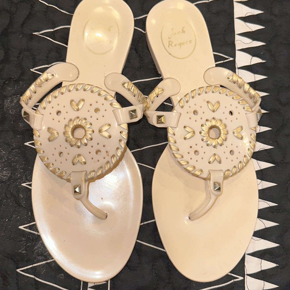 Jack Rogers jelly sandals